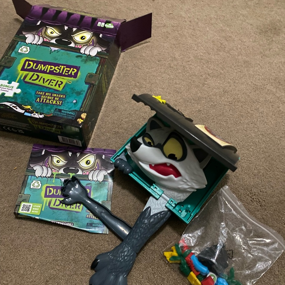 Dumpster diver Goliath game